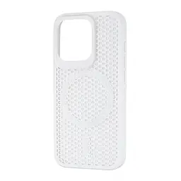 Чохол Silicone Cooling Сase with MagSafe iPhone 15 Pro White
