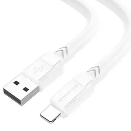 Кабель Borofone BX81 USB to Lightning 1 м білий - мініатюра 1