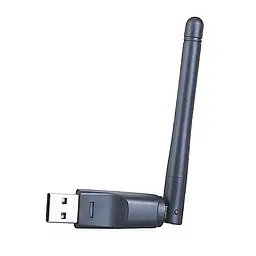 USB WiFi адаптер 802.11n бездротовий мережний для Т2 тюнерів з антеною 2db UKC - мініатюра 2
