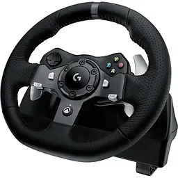 Ігрове кермо з педалями Logitech G920 Driving Force PC/Xbox Black (941-000123) [57491] - мініатюра 2