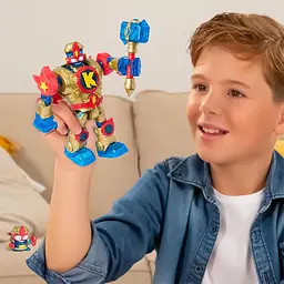 Ігровий набір SUPERTHINGS S – СУПЕРБОТ ГОЛДЕН АРМОР (робот, казум-кід, фігурка) SuperThings PSTSP116IN90 - мініатюра 5