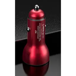 Автомобільний зарядний пристрій DK + кабель Warp Charge 2USB 40W (QK739) red - мініатюра 3