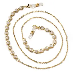 Ланцюжок для окулярів White stones 2 10274 75 см