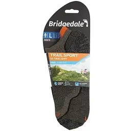 Шкарпетки Bridgedale Trail Sport UL No Show Gunmetal XL (1053-710190.866.XL) - мініатюра 2