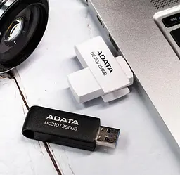 Флешка A-DATA USB 3.2 UC310 256Gb чорна - мініатюра 4