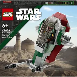 Конструктор LEGO Star Wars Мікровинищувач зореліт Боба Фетта 85 деталей (75344)