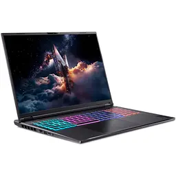 Ноутбук Ігровий Acer Nitro 18 AI AN18-61-R565 з процесором AMD Ryzen™ AI 5 340 pana la 4.8GHz, 18", WUXGA, IPS, 165Hz, 16GB DDR5 RAM, 1TB SSD, NVIDIA® GeForce Obsidian чорний - мініатюра 3