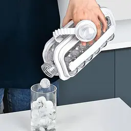 Силіконовий лоток для льоду складана коробка, форма для кульок для дому - мініатюра 3
