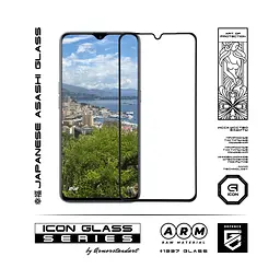 Захисне скло для Realme XT, Icon, 2.5D загартоване скло, повне проклеювання, глянсове, удароміцне, з олеофобним покриттям, сумісне з чохлами, міцність 9H, проста установка, ArmorStandart (ARM56301-GIC-BK) - мініатюра 2
