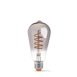LED-лампа Videx Filament ST64FGD 4W E27 2100K димована графітова (25173-000) - мініатюра 2