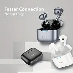 Навушники Hoco EW34 Full true wireless BT headset Black - мініатюра 4