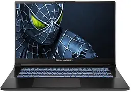 Dream Machines Ноутбук Dream Machines RG5050-17 17.3FHD IPS, Intel i9-14900HX, 16GB, F1TB, NVD5050-8, DOS, чорний