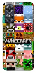 Чохол Demsky Minecraft collage для Oppo A17