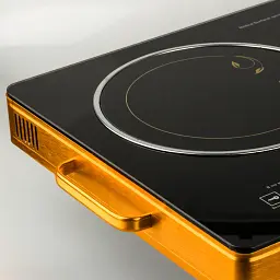 Інфрачервона настільна плита RAF R.8088 2 конфорки 4800W Black (3_02408) - мініатюра 6