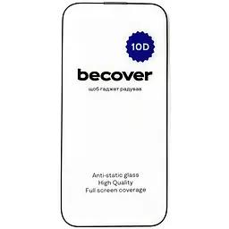 Захисне скло BeCover для Apple iPhone 14 Pro Max 10D Black (711328) - мініатюра 3