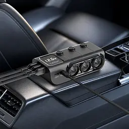 Автомобільний розгалужувач Earldom ET-CS4 120W з 3 прикурювачами та USB - мініатюра 9