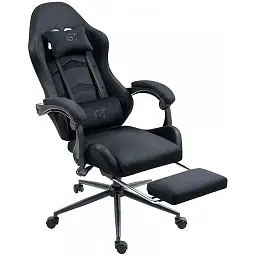 Геймерское кресло GT Racer (X-2325 Fabric Black L) - мініатюра 6
