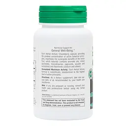 Натуральна добавка Natures Plus Herbal Actives Chasteberry 150 mg, 60 капсул - мініатюра 3