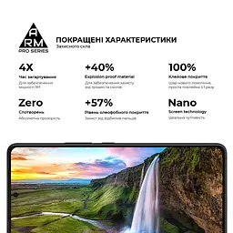 Захисне скло на Asus ROG Phone 9 Pro з олеофобним покриттям, Pro, повне проклеювання, антистатичний і пиловідштовхуючий шар, 9H, самоклеючеся, 2.5D, на весь екран, антистатичний клей, ArmorStandart (ARM87963) - мініатюра 5