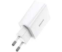 Мережевий зарядний пристрій Baseus Speed Mini PD Charger 20W (CCFS-SN02) White [67420] - мініатюра 2