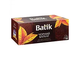 Чай пакетований чорний Batik Бархат дрібний 2 г 25 пакетиків