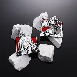 Значок Людина бензопила Денджі Chainsaw Man Denji 5 см P CM D - мініатюра 3
