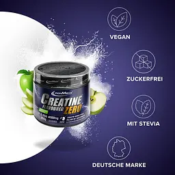 Креатин IronMaxx Creatine Flavoured Zero Зелене яблуко 250 г - мініатюра 2