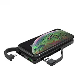 Портативна батарея Power Bank Hoco S10 Multi-Function 10000mAh Black - мініатюра 2
