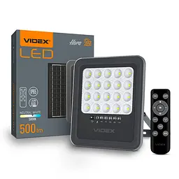 LED прожектор автономний Videx 500Lm 5000K (27409-000)