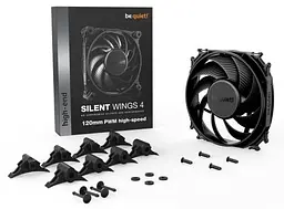 Вентилятор 120 мм, Silent Wings 4, Black, 120х120х25 мм be quiet! teh0028667