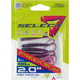 Силікон Select Freek Slim 2" 205 FE (8 шт/уп) - мініатюра 2