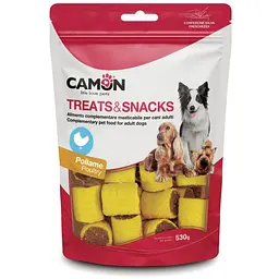 Печиво для собак Camon "Rollos" зі смаком курки, 3 см, 530 г