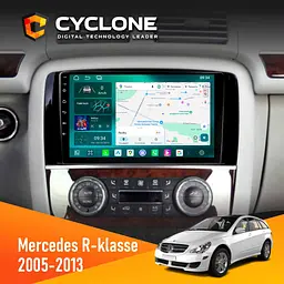 Штатна магнітола Mercedes-Benz R-Class (W251) 2005-2013 Cyclone C9-013 4x64 DSP 4G Cyclone (НФ-00007339)