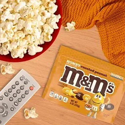 Драже M&M's Honey Roasted Peanut Chocolate Candy 255г - мініатюра 5