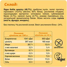 Уцінка. Набір протеїнових батончиків Fizi Кето Banana Peanut 10 шт.  - мініатюра 4