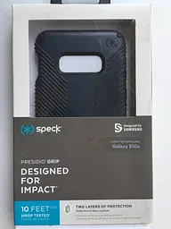 Протиударний чохол-бампер Speck Presidio Grip 124578-6587 для Samsung Galaxy S10e Blue - мініатюра 2