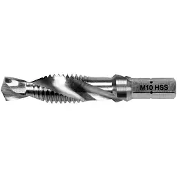 Свердло-мітчик Yato М10х1.5 мм HSS М2 HEX-1/4 l=59/15 мм (YT-44847) - мініатюра 2