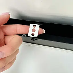 Настінний LED світильник Line F із функцією полички 80 см Арт. WB 029/800 BK - мініатюра 2