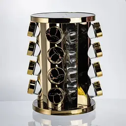 Набір для спецій TS Kitchen HP-1370 чорний мармур - мініатюра 2