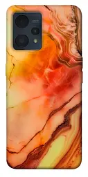 Чохол Demsky Червоний корал мармур для Realme 9 4G/9 Pro+