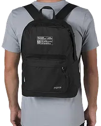 Рюкзак міський 26L Jansport Superbreak Чорний - мініатюра 1