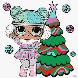 Картина за номерами для дітей L.O.L. Surprise! Jolly Vibes. Bon Bon 25x25 см (KHO1329)