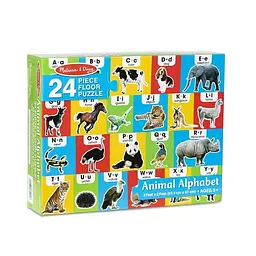 Мега-пазл Melissa&Doug Алфавіт/Тварини, 24 елементи (MD31001) - мініатюра 2