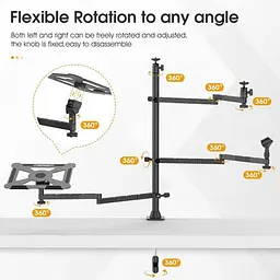 Штатив-тримач Ulanzi LS23 Desktop Setup Stand UV-2913 LS23 Black - мініатюра 5