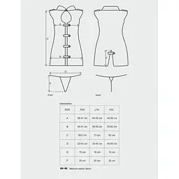 Еротичний костюм стюардеси Obsessive Stewardess 3 pcs costume grey L/XL - мініатюра 7