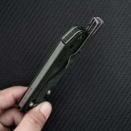 Ніж складаний туристичний SRM Rubik 7228B-MG (8.7 см) 14C28N / Micarta зелений - мініатюра 9