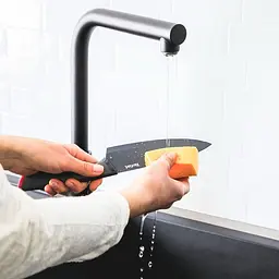 Tefal Набір ножів Fresh Kitchen, дерев'яна колода, 5шт, нержавіюча сталь, пластик, дерево, чорний - мініатюра 6