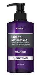 Кондиціонер для волосся "Персик & Апельсин" 500 мл Kundal Honey & Macadamia Treatment Fuzzy Navel