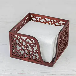 Дерев'яна серветниця VANZA BLOT mahogany - мініатюра 2