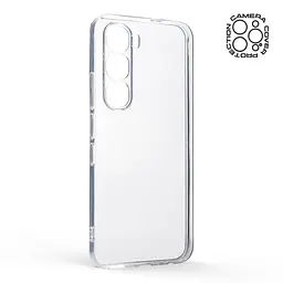 Прозрачный чехол для Infinix Hot 60 Pro Plus 4G с защитой камеры, тонкий, силиконовый, бесцветный, ударопрочный, противоударный бампер с закрытой камерой, ArmorStandart (ARM88671) - мініатюра 2